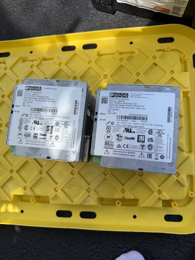 Блок питания 24V DIN Rail Power Supply Phoenix Contact 2866776 QUINT PS/1AC/24DC — фото лота 1