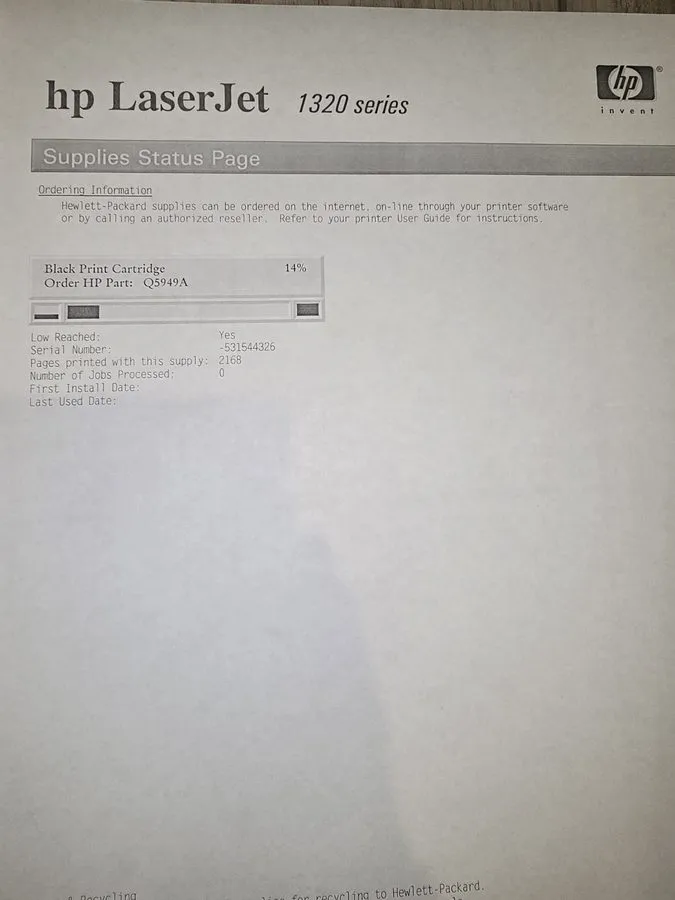 Лазерный принтер HP LaserJet 1320 Q5927A Duplex Mono Laser Printer 16MB 69K Page — фото лота 2