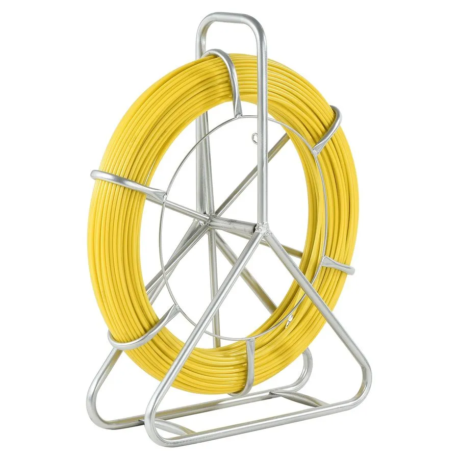Инструмент ВОЛС Duct Fish Tape Fiberglass 8MM 150M/492FT Wire Cable Running Rod 