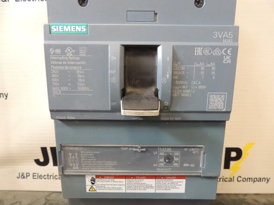 Автоматический выключатель Siemens 3VA5340-5EC31-0AA0 Bolt On Circuit Breaker 40