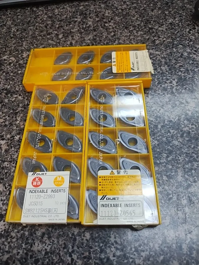 Режущий инструмент DIJET 2125-150-8. End Mill Cutter +28 Carbide Inserts SWB2125 — фото лота 1