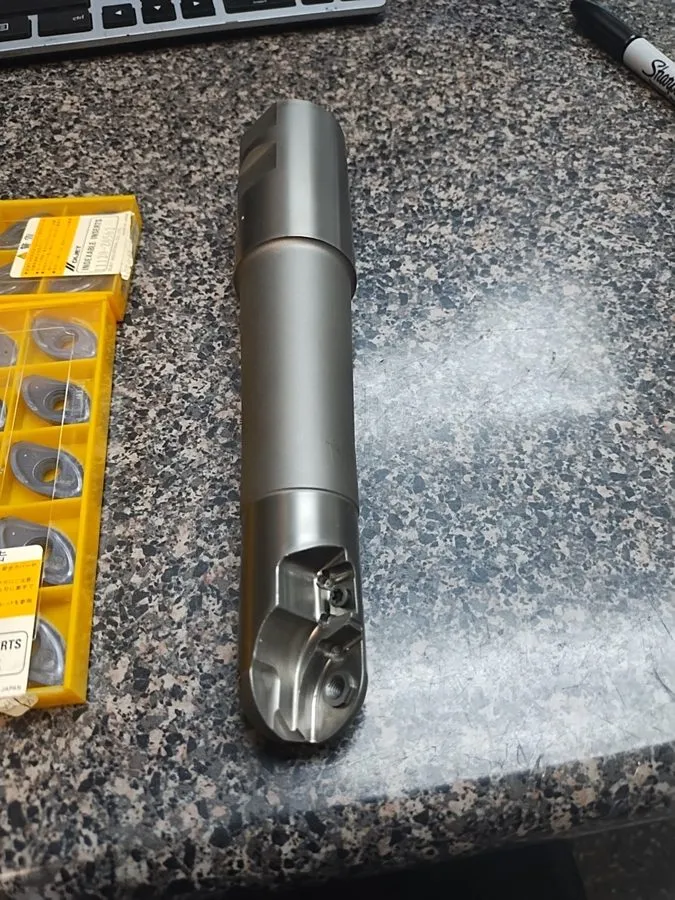 Режущий инструмент DIJET 2125-150-8. End Mill Cutter +28 Carbide Inserts SWB2125 — фото лота 2