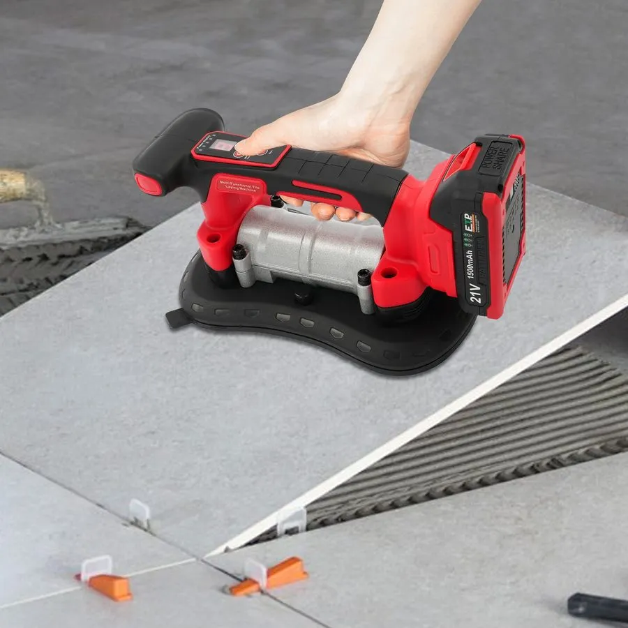Вакуумная присоска 9-Gear Battery Powered Tile Handhold Vibrating Machine w/Suct