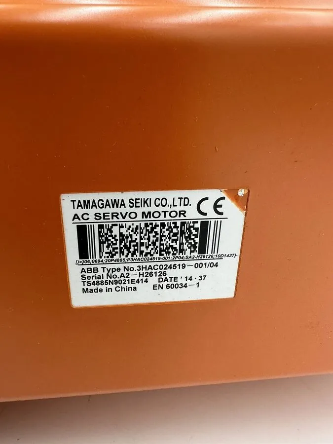 Серводвигатель ABB Tamagawa 3HAC024519-001/04 Robot Servo Motor Servomotor — фото лота 1