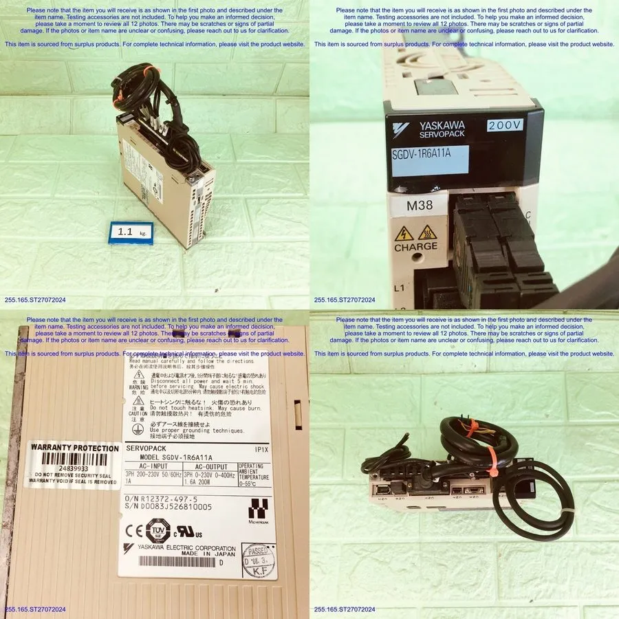 Сервопривод Yaskawa SGDV-1R6A11A Servopack AC Servo Drive