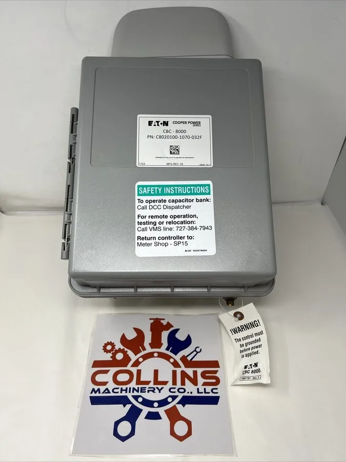 Конденсаторная установка Eaton Cooper Power Series Cbc-8000 C8020100-1070-027 Ca — фото лота 1