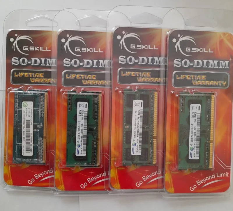 Комплектующее сервера 4 Samsung 2GB PC3-10600S DDR3-1333MHz So-Dimm