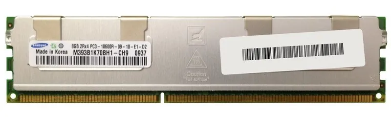 Сервер Samsung M393B1K70BH1-CH9 8GB PC3-10600R DDR3-1333 Server — фото лота 1