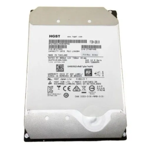 Жёсткий диск HGST 10TB 12Gb/s SAS 3.5" HDD Ultrastar He10 HUH721010AL5201 — фото лота 1