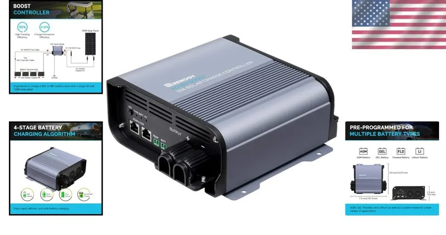 Дымоуловитель Advanced 10A MPPT Solar Charge Controller with 4-Stage Charging