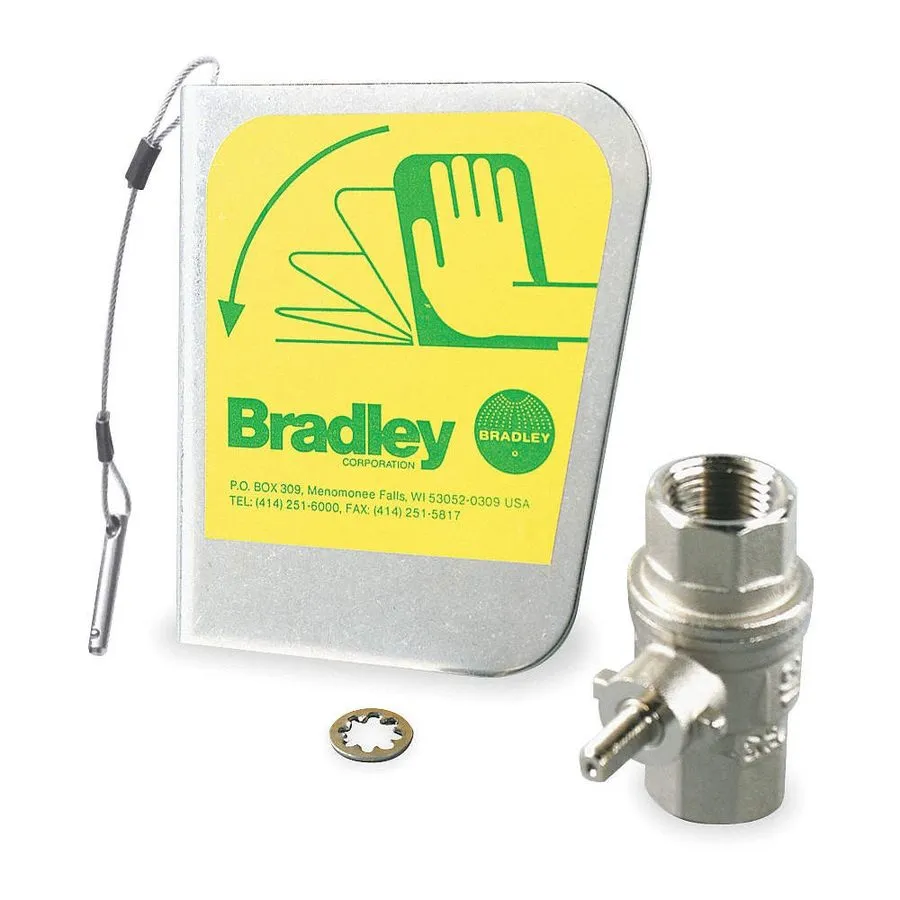 Клапан BRADLEY S30-072 Stainless Handle, Ball Valve, Harness 1FBE5 — фото лота 1