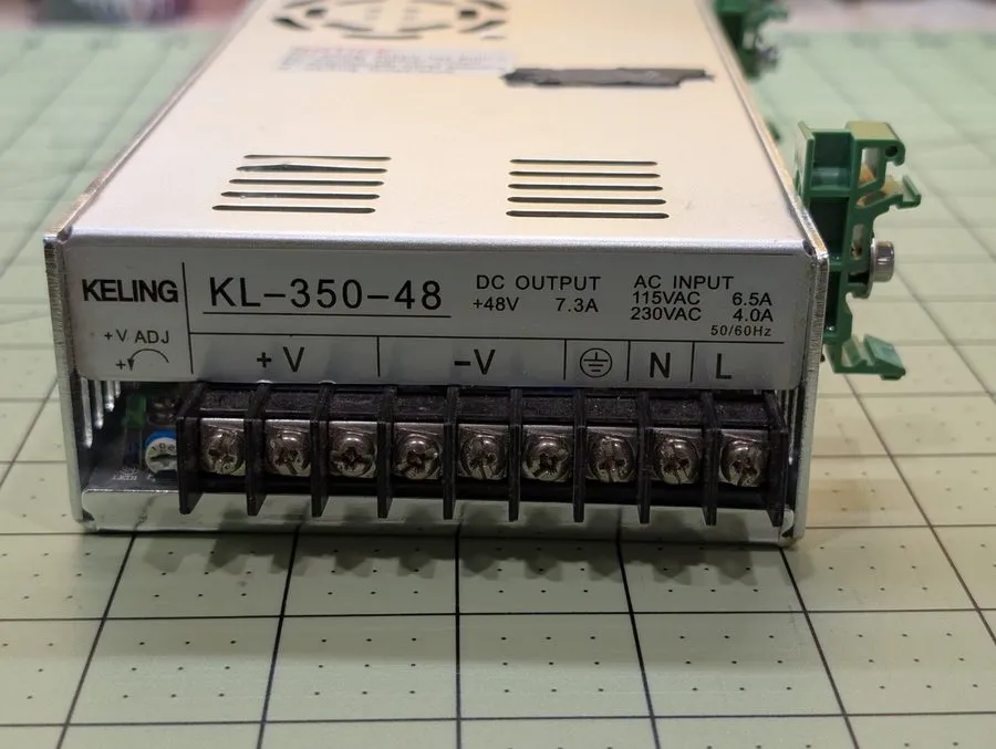 Блок питания Keling KL-350-48 switching CNC power supply 48V 7.3A with DIN rail  — фото лота 1