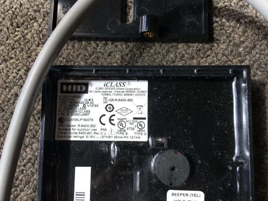 Оборудование видеонаблюдения HID® iCLASS® R40 er 6120 R40CKNN er 6120CKN0000L