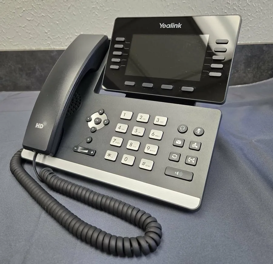 IP-телефон Yealink SIP-T54W VoIP Phone WiFi 16 Line Gigabit PoE USB Black — фото лота 1