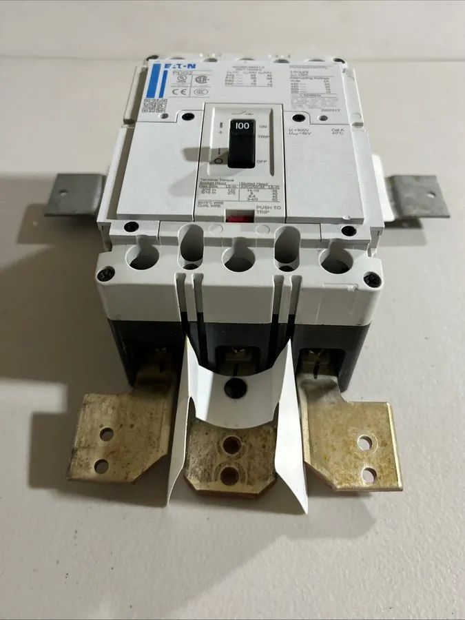Автоматический выключатель PDG23M0100TFFL EATON 3 POLE 100A 65kA@480v CIRCUIT BR