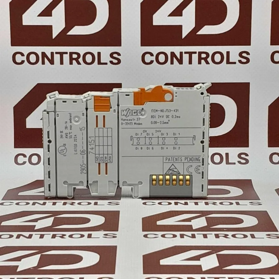 Модуль ввода-вывода 753-431 | WAGO | Nput Module, 8-Channel, Digital, 24 VDC