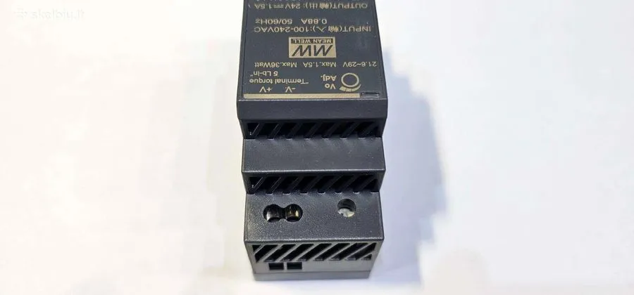 Блок питания MEAN WELL HDR-30-24 36W 24V 1.5A Hat Rails Power Supply DIN-RAIL