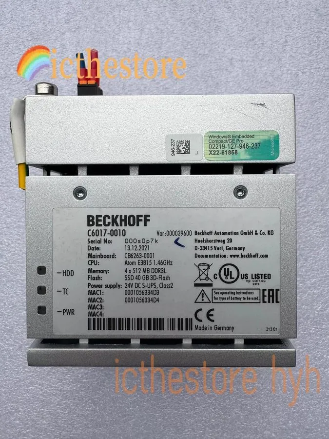 Промышленный компьютер для BECKHOFF C6017-0010 DHL/Fedex/UPS