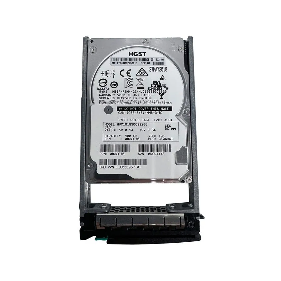 Сервер H.G.S.T 900GB 10K SAS 2.5 12Gb/s HUC101890CSS200 Server Hard Drive