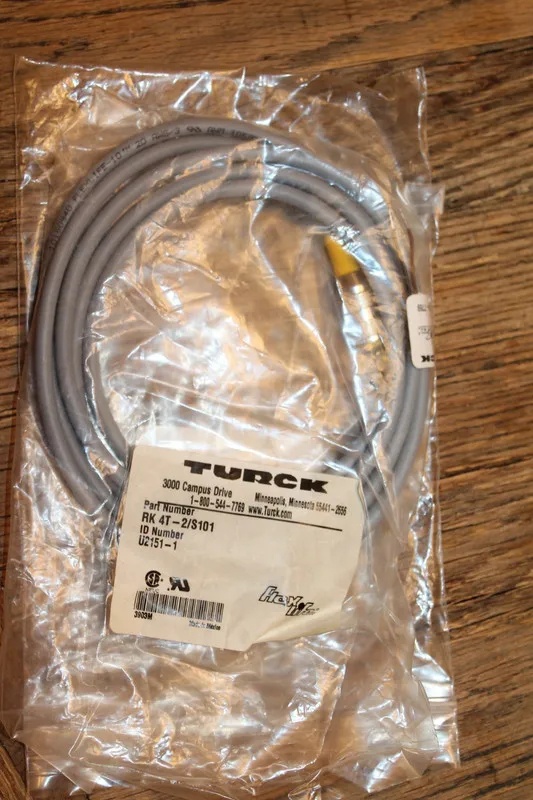Соединительный кабель TURCK 2 METER 3 WIRE M12 EUROFAST CORDSET U2151-1 RK 4T-2/