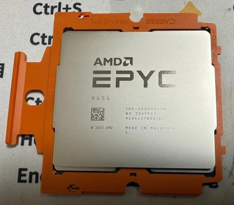 Процессор AMD EPYC Genoa 9454 CPU processor 48Core 96 thread 2.75GHz~3.8 GHZ 256