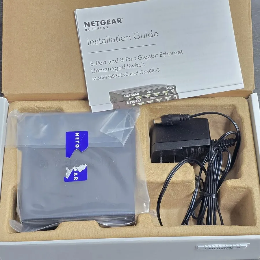 Коммутатор NETGEAR GS305 100PAS 5 Port Gigabit Eth Unman Switch