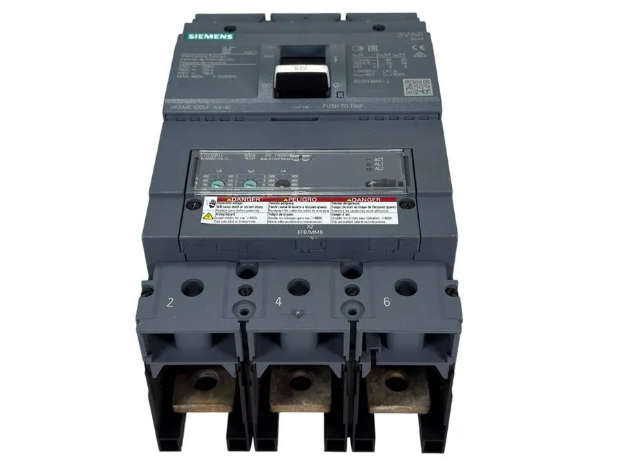Автоматический выключатель Siemens Molded Case Circuit Breaker 3VA6460-5HL31-0AA — фото лота 1