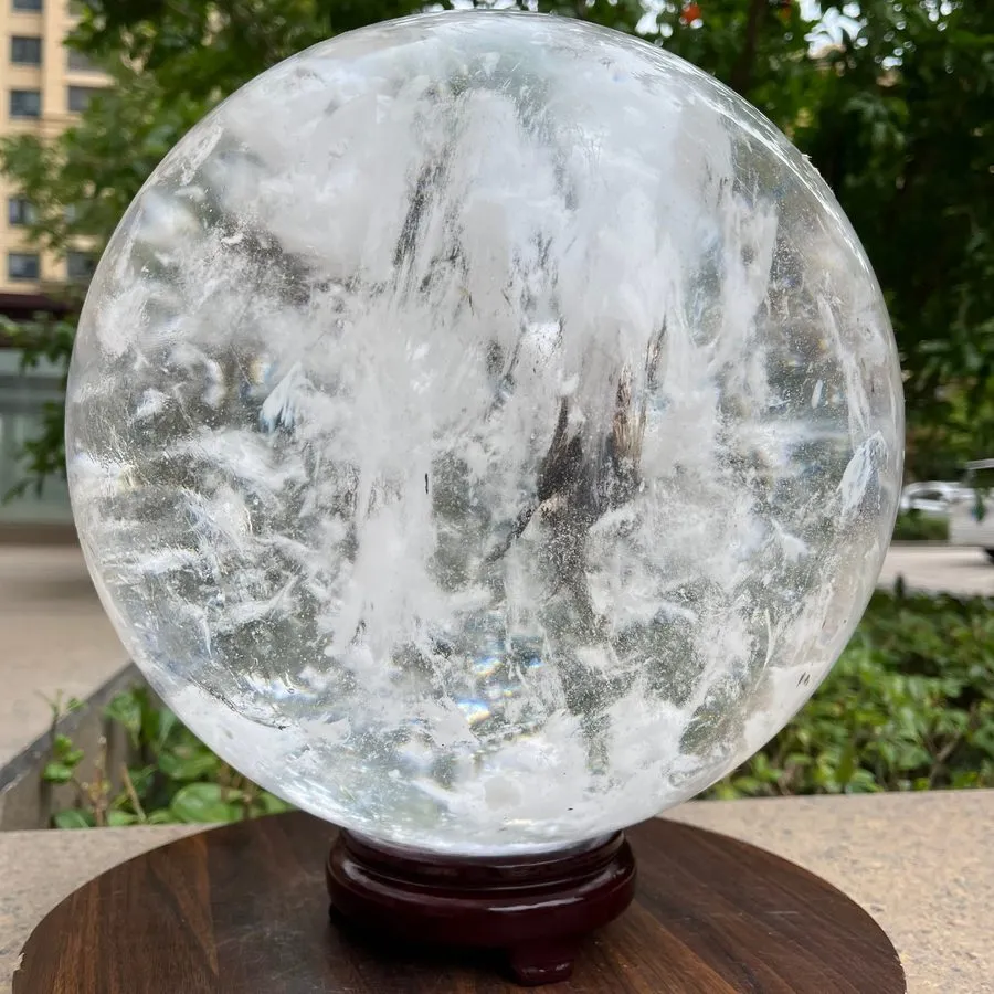 Лабораторный прибор 57.2LB High quality rare white melted stone ball specimens