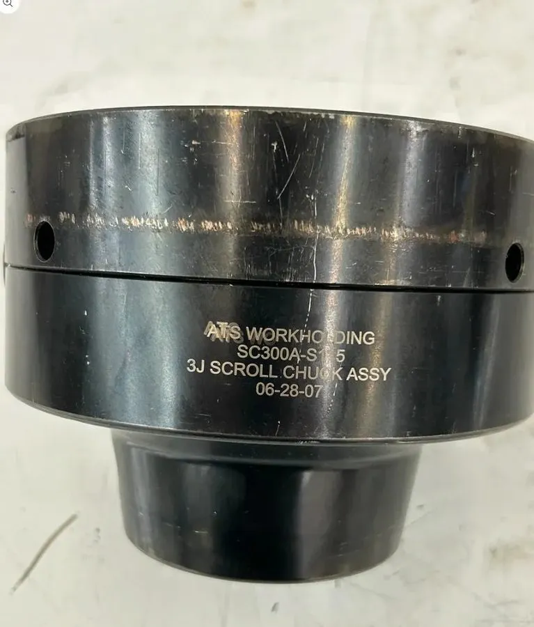 Режущий инструмент ATS Workholding Scroll Collet Chuck Assembly SC300A-ST5 1-3/4 — фото лота 2