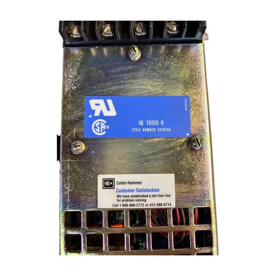 Реле защиты Westinghouse IQ 1000 II 2D78558 Motor Protection Relay 2D78558G01