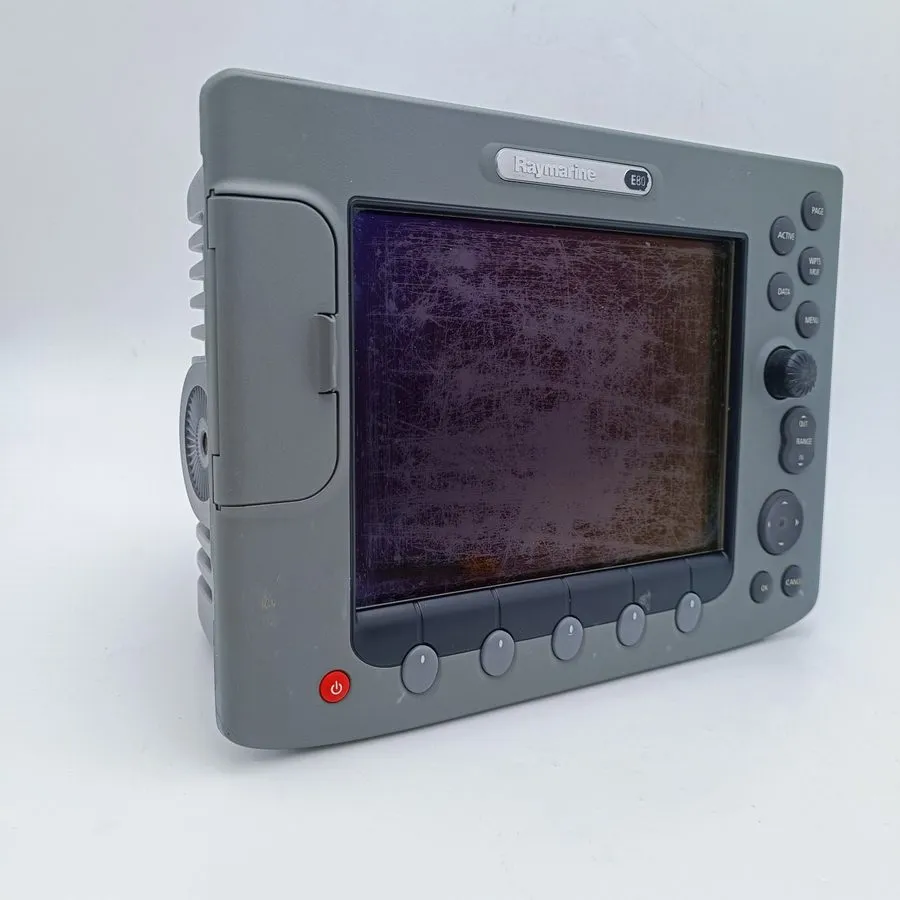 Радар RAYMARINE E120 E02013 GPS CHART PLOTTER FISHFINDER RADAR MFD DISPLAY UNIT — фото лота 1