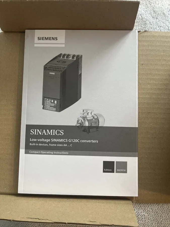 Частотный преобразователь siemens sinamics g120c pn 6SL3210–1KE12–3AF2 