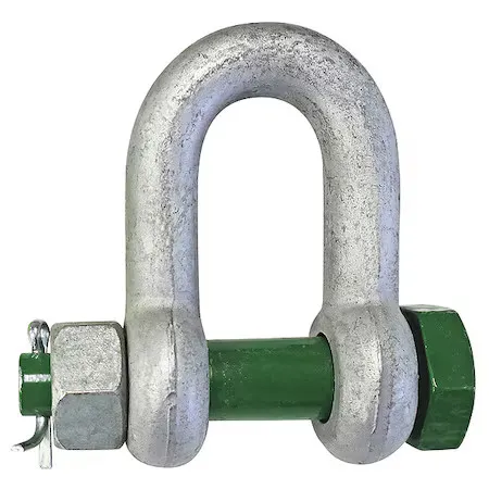 Такелажная скоба GREEN PIN GPGDMB22 D-Shackle,13,000 lb Load Cap,Steel 491W39