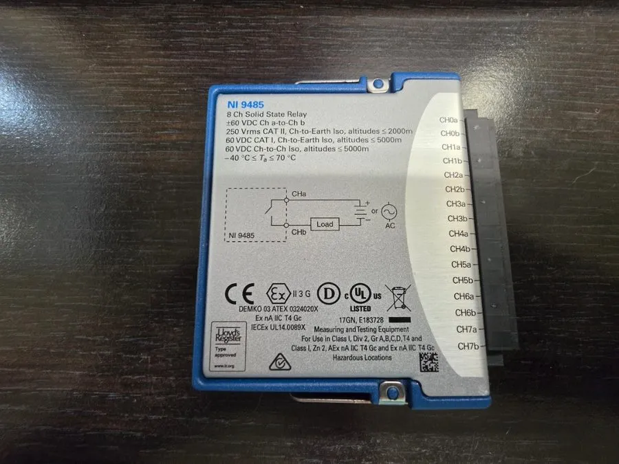 Модуль ввода-вывода National Instruments NI 9485 8-Channel Relay Output Module N — фото лота 1