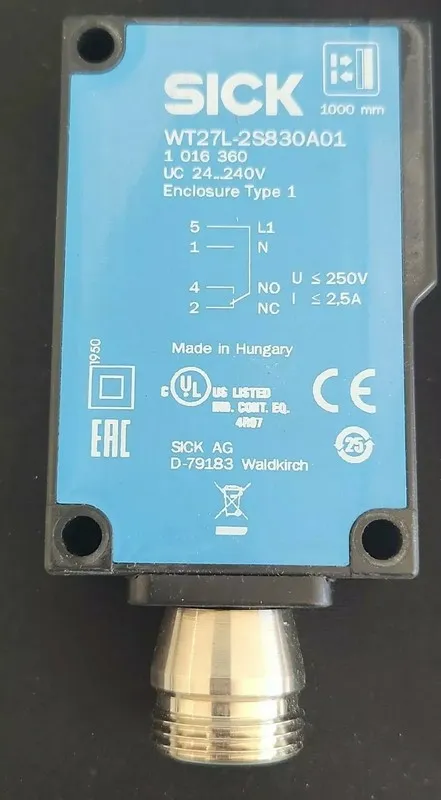Датчик приближения SICK WT27L-2S830A01 PROXIMITY PHOTOELECTRIC SENSOR 1016360