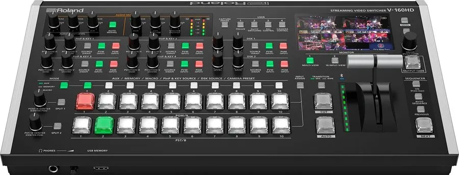Видеооборудование Roland V-160HD SDI/HDMI Streaming Video Switcher