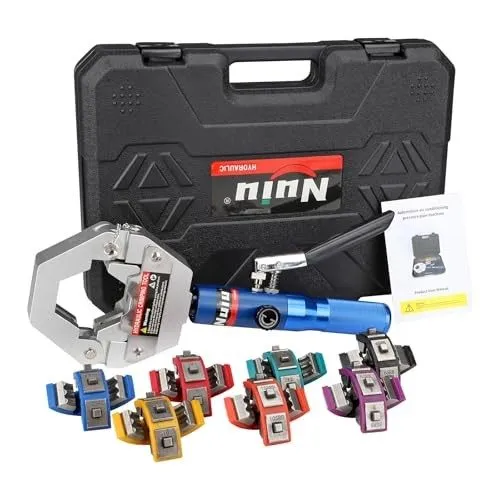 Трубопроводная арматура Nuiu FS-7842A Hydraulic Hose Crimper Kit 8T 17 inches x 