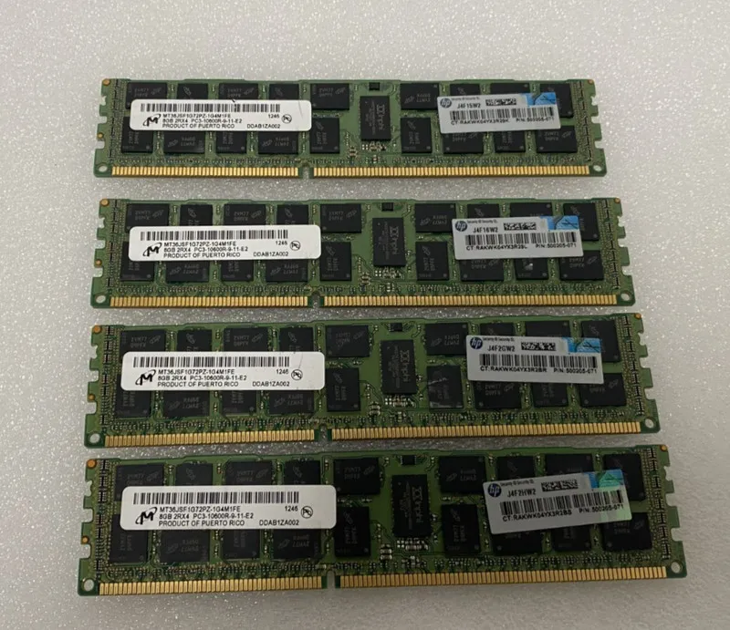 Модуль памяти HP Hynix 8GB PC3-10600R DDR3 ECC Registered Server RAM 500205-071 