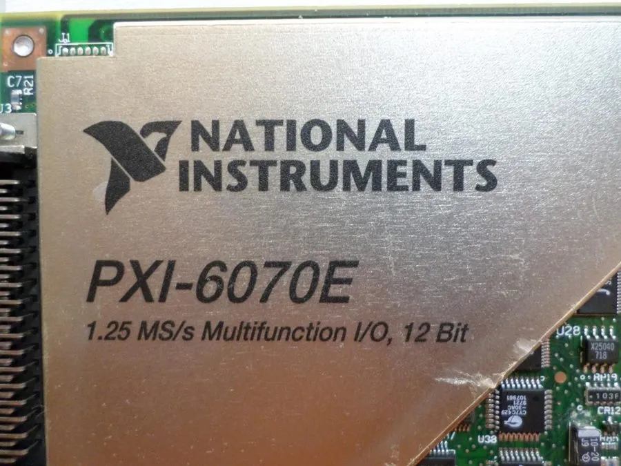 Тестер National Instruments PXI-6070E, 1.25 MS/s Multifunction I/O, 12-Bit — фото лота 1