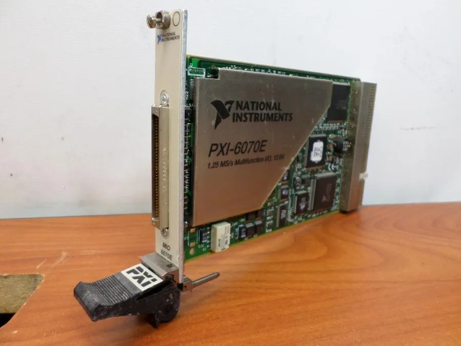 Тестер National Instruments PXI-6070E, 1.25 MS/s Multifunction I/O, 12-Bit — фото лота 3