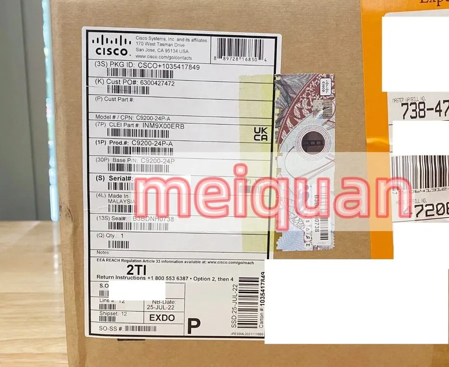 Коммутатор C9200-24P-A Cisco Catalyst 9200 24-port PoE+ Switch