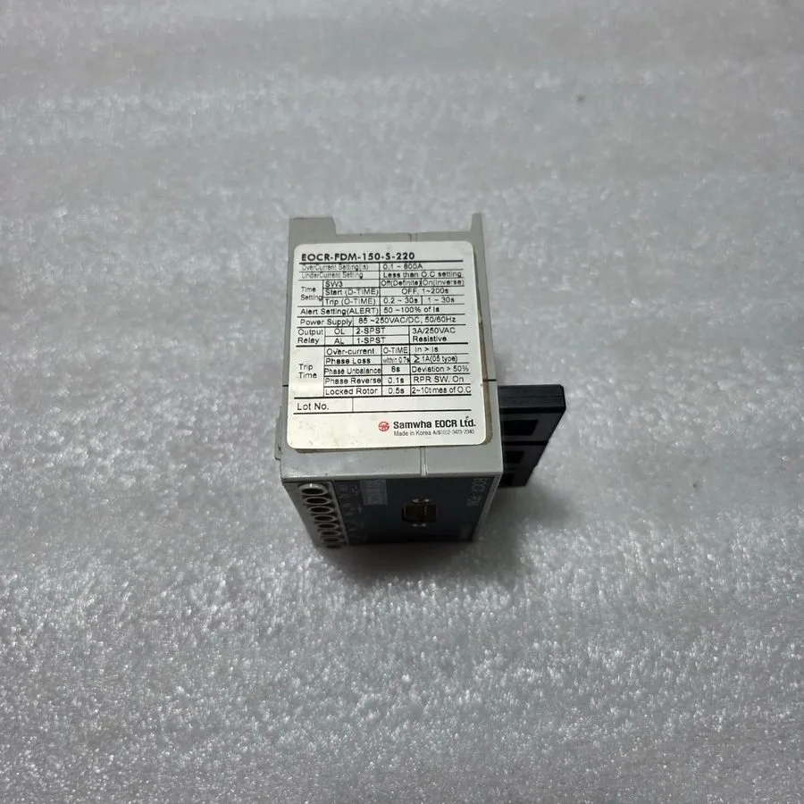 Реле защиты Samwha EOCR-FDM-150-S-220 Motor Protection Relay 1-150A with FDM Dis — фото лота 2