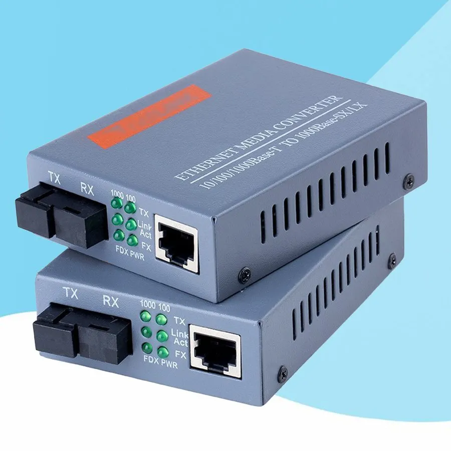 Медиаконвертер HTB-GS-03 Gigabit Fiber Optical Media Converter Single Mode to RJ