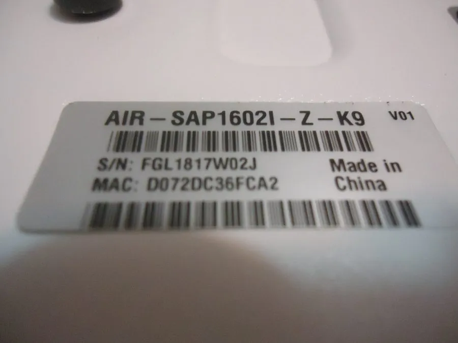 Точка доступа Wi-Fi Cisco AIR-SAP-1602I-Z-K9 AIRONET 1600i ACCESS POINT