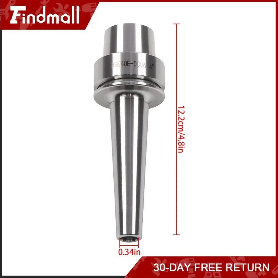 Режущий инструмент HSK40E-DC06-4 Inch Slim Collet Chuck 3 Collets 1/8 3/16 1/4 H