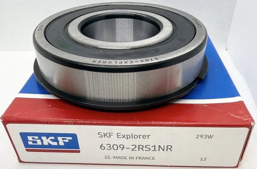 Подшипник 6309-2RS1NR SKF Deep Groove Ball Bearing With Snap Ring