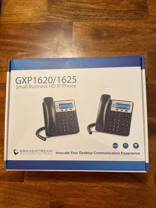 IP-телефон Grandstream GXP1620/1625 Small Business HD IP Phone Black — фото лота 1