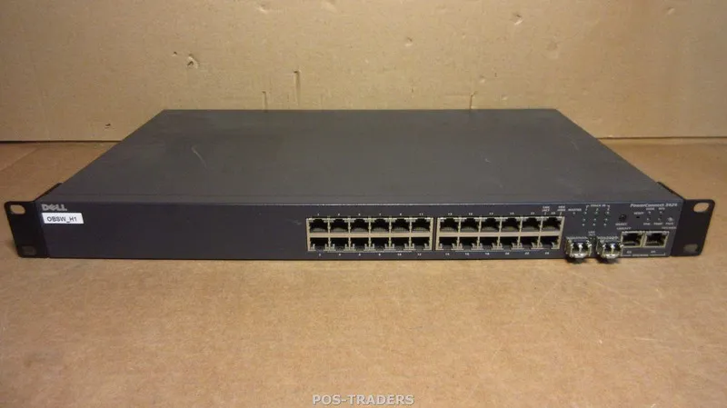Коммутатор Dell PowerConnect 3424 XJ505 24-Port 10/100 Switch + 2x SFP/Gbit INC 