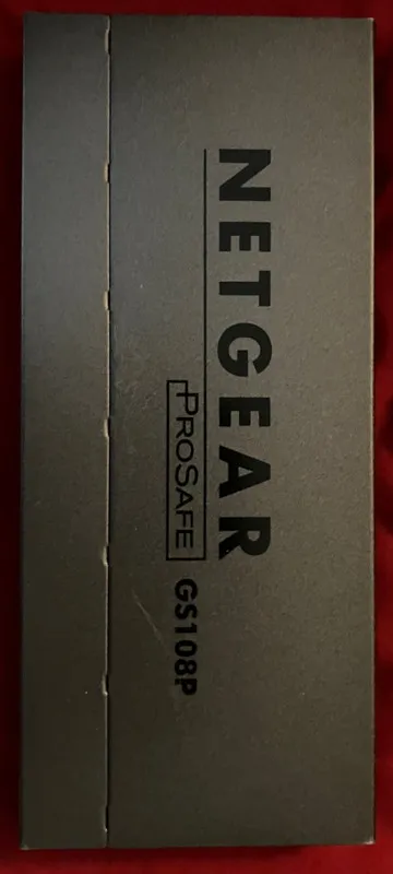 Коммутатор NETGEAR PROSAFE GS108P 8 PORT GIGABIT 4 PORTS POE+ SWITCH 46W