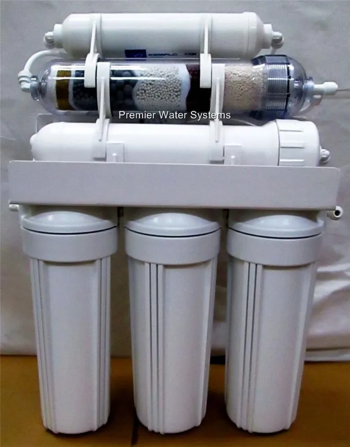 Насос 6 Stage 100GPD Alkaline RO Reverse Osmosis Drinking Water Filter System — фото лота 2